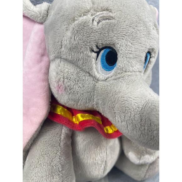 Disney Store Dumbo Blue‎ Soft Plush 12” Elephant Big Giant Ears Cuddle Huggable - Picture 5 of 10